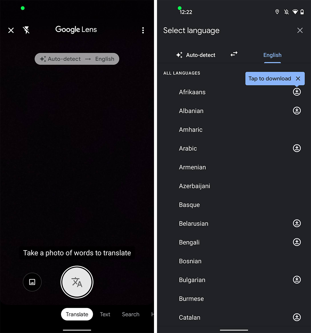 delete downloaded languages google translate app iphone