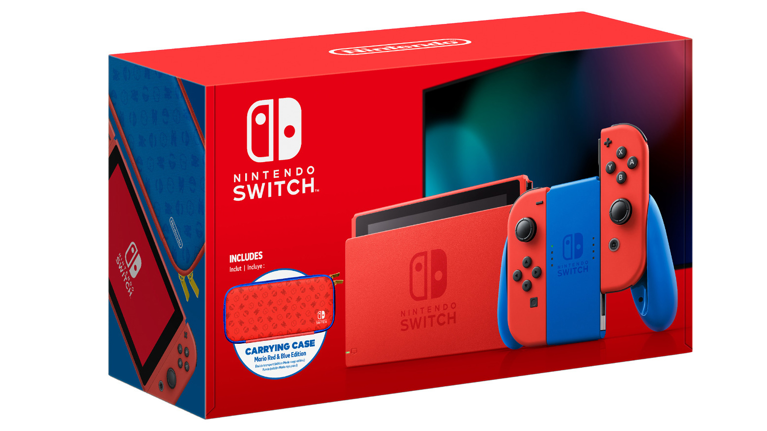 Mario Red &Amp; Blue Edition Switch Bundle