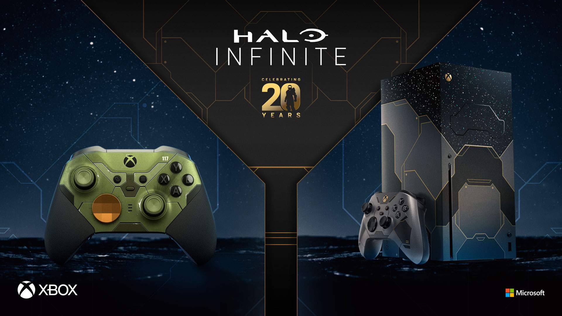 Limited edition Halo Xbox Series X and controller