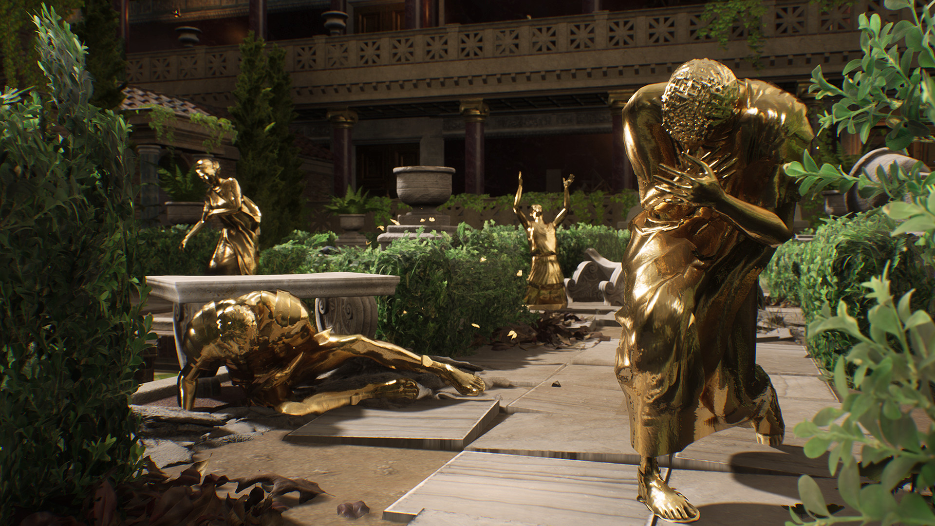 The Forgotten City golden statues