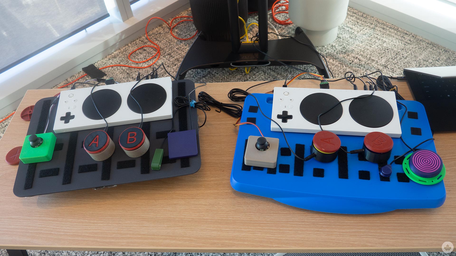 Xbox Adaptive Controller with 3D printed accessories