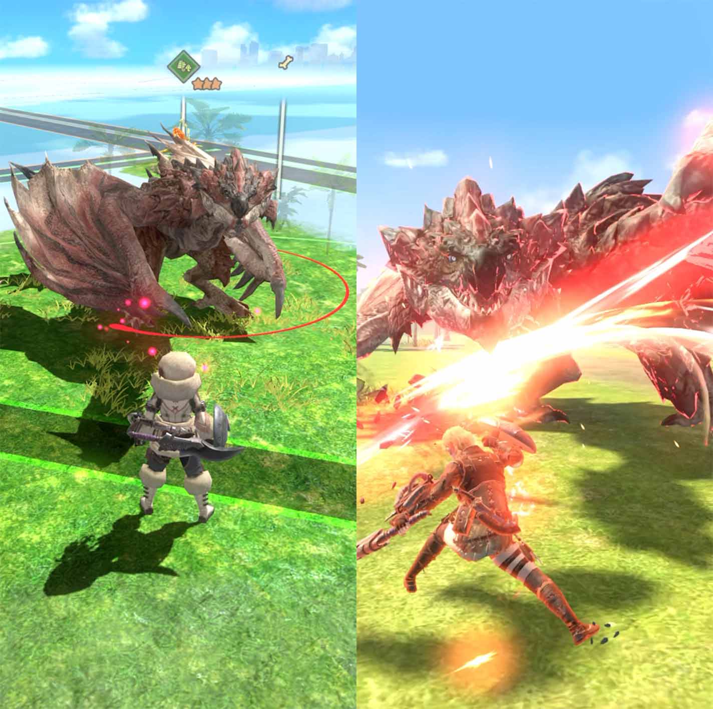 Monster Hunter Now combat