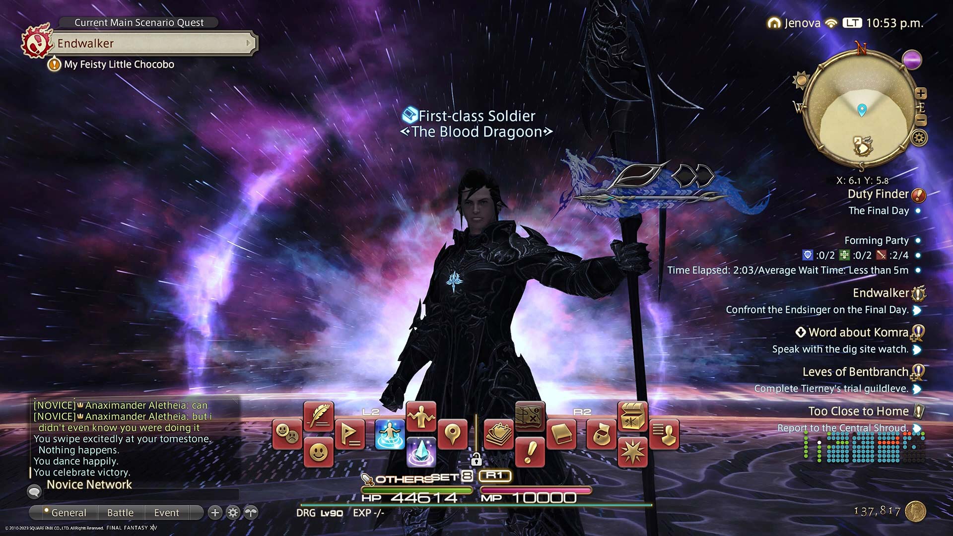 Final Fantasy XIV Dragoon final battle