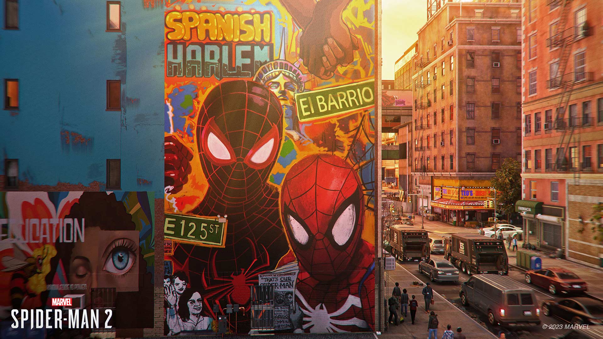 Marvel's Spider-Man mural