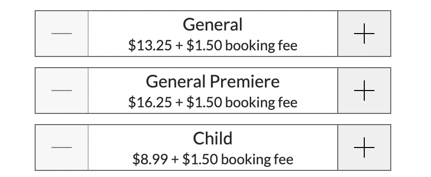 Landmark tickets